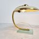 1930s art deco bauhaus brass desk lamp
