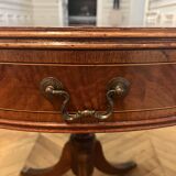 Antique round wooden console