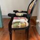 Fauteuil recouverte tissus PIERRE FREY