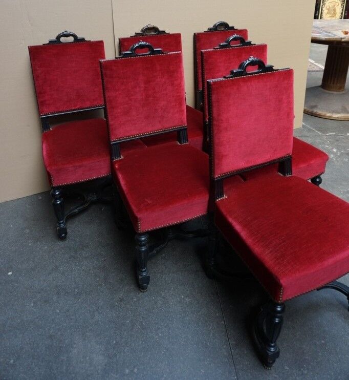 6 chairs Napoleon III