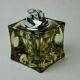 Magnifying glass lighter by Antonio Imperatore, black Murano glass, Italy, 1970