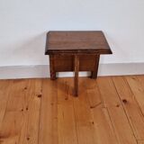 Bedside table or end of sofa Italian brutalism wood