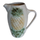 Sarreguemines earthenware jug in Pineapple shape