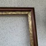 Antique style rectangular wooden frame 62 x 53 cm