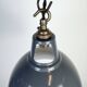 Vintage Industrial Grey Painted Pendant Lamp