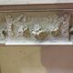 Louis XVI style fireplace in white Carrara marble, 19th century