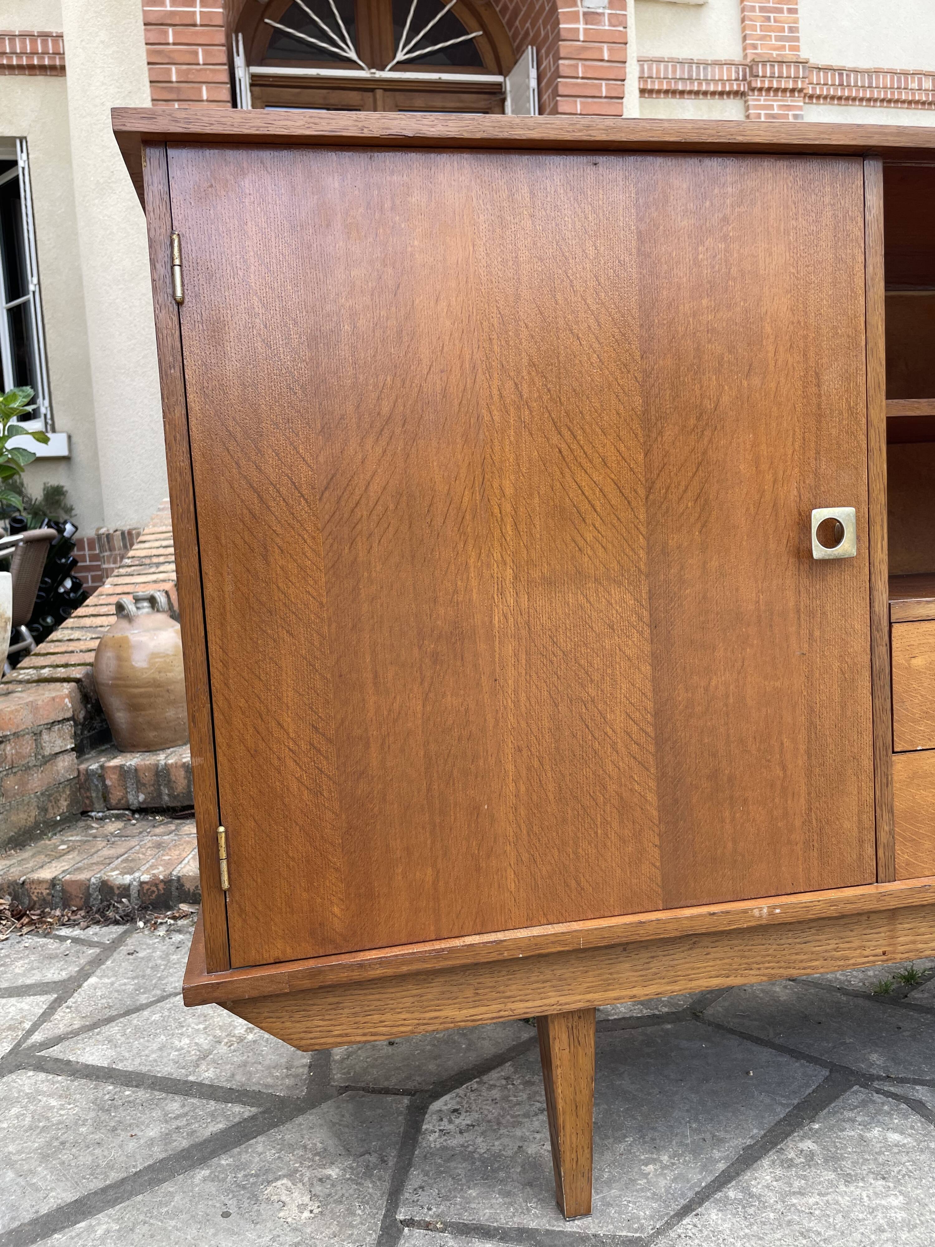 Scandinavian oak sideboard