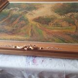 Old painting on canvas signed R. Debadrihaye