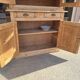 Raw wood sideboard