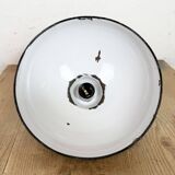 Industrial Green Enamel Factory Pendant Lamp, 1960s