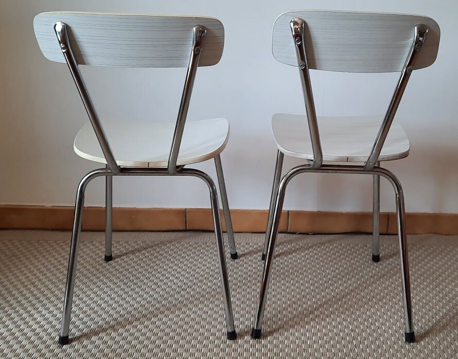 Pair of formica chairs
