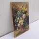 Oil on panel, bouquet of flowers, Pinot Vialet