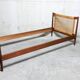 Daybed scandinave design Børge Mogensen pour Soborg Mobelfabrik 1950 's, teck et cannage