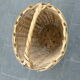 Basket has handles, braided vintage