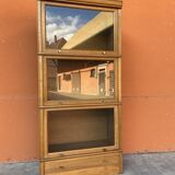 Modular Bookcase in Walnut and Oak by MD, 1960-70s