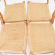 4 chairs by Niels Otto Moller, model 75 for J.L. Mollers Mobelfabrik