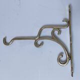 Three brass, chrome, aluminum hooks, early 20th century