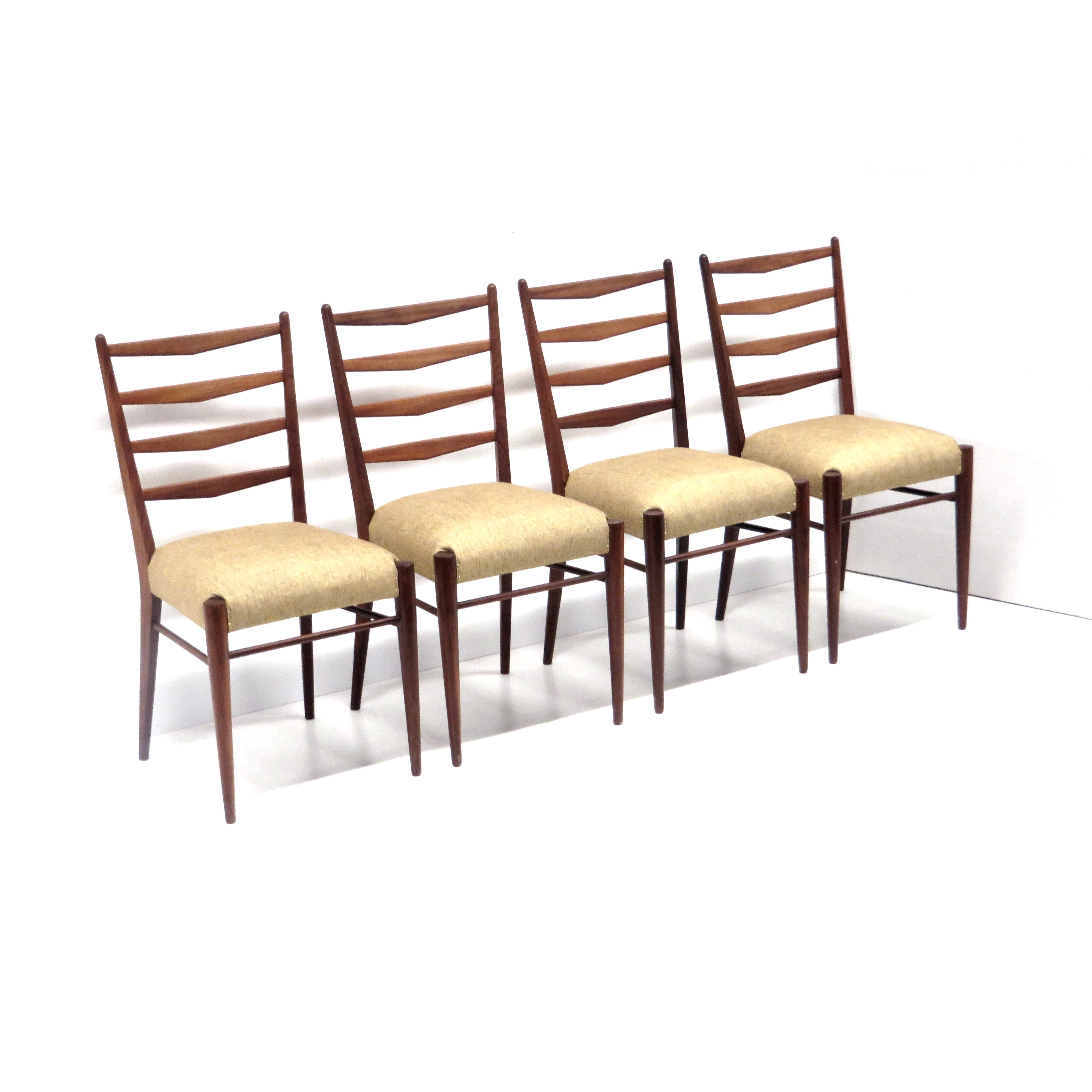 Set of 4 vintage dining room chairs by Cees Braakman for Pastoe Model CB09