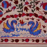 Hand-knotted rug, vintage Turkish rug 104x185 cm