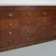 Vintage Dutch Oak Apothecary / Shop Cabinet, 1940s