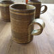 Lot 6 tasses grès