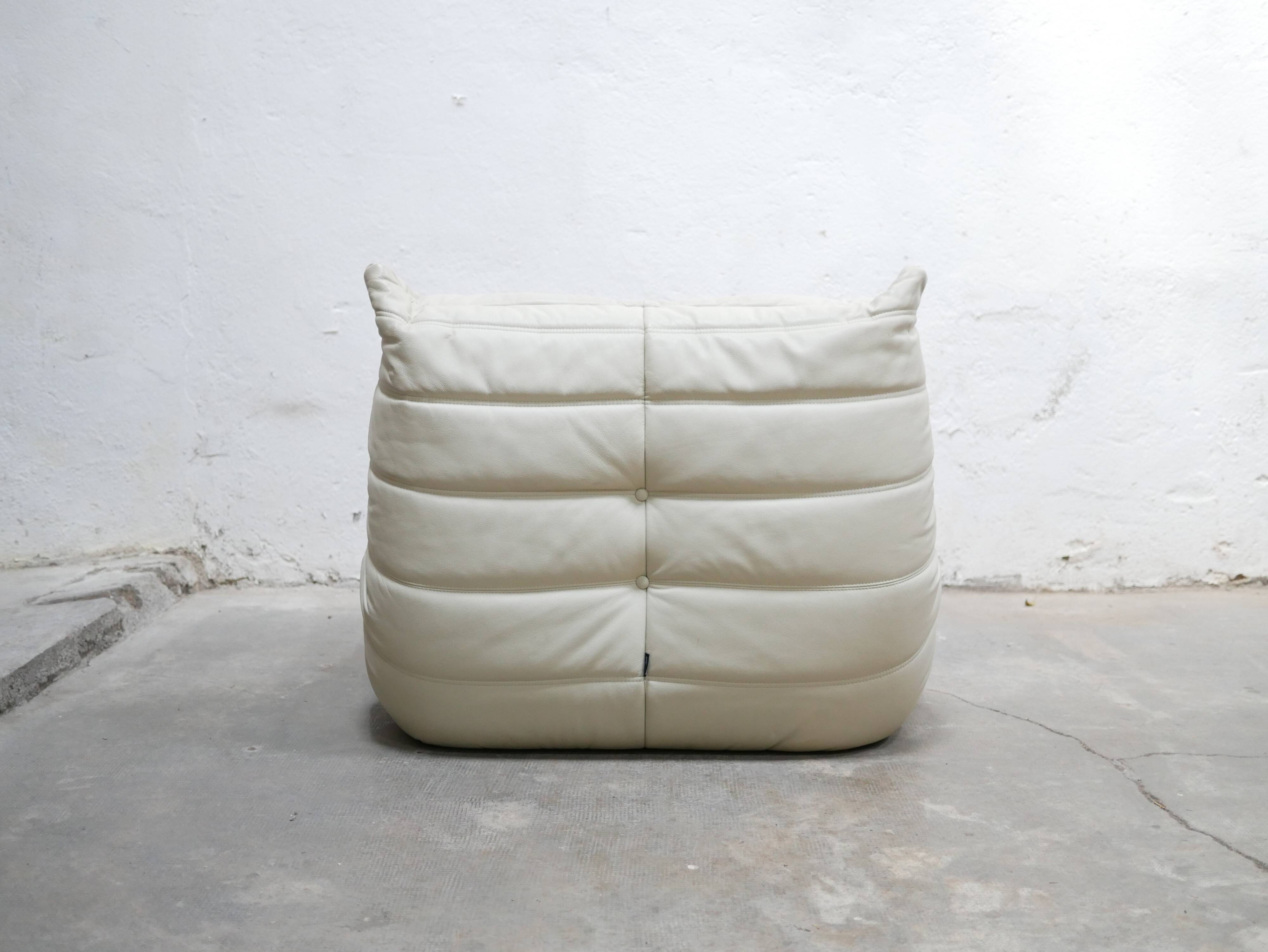 Togo leather chair by Michel Ducaroy for Ligne Roset