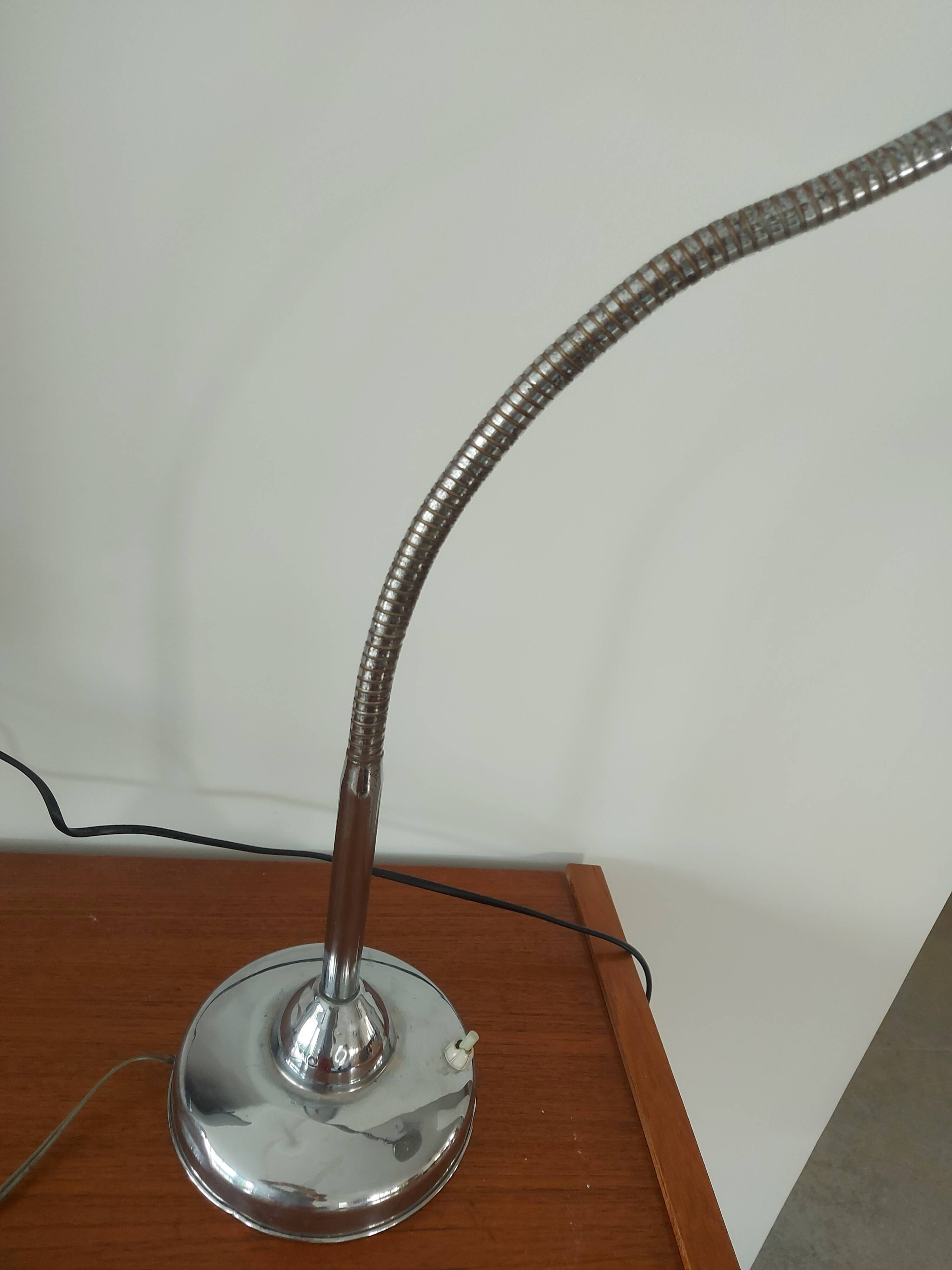 Lampe de bureau chromée Jumo