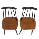 Set of 2 Scandinavian "Fanett" chairs by Ilmari Tapiovaara, Sweden, 1960