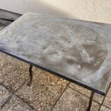 art deco wrought iron bistro table