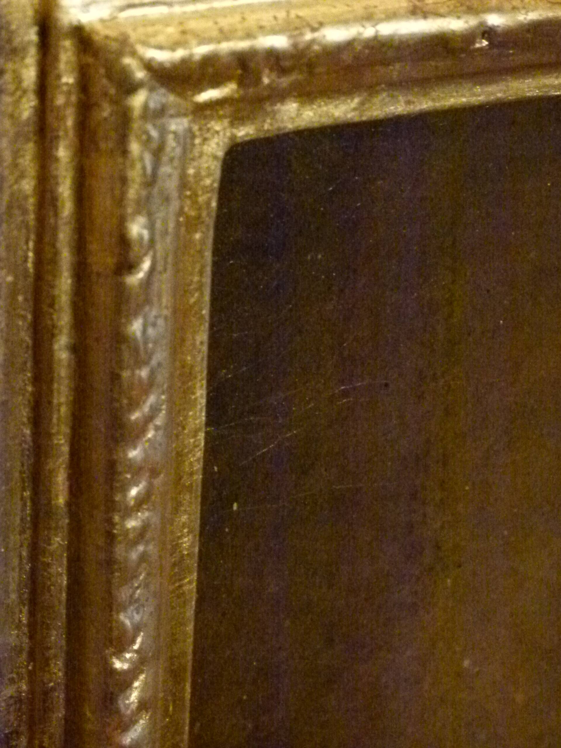 Religious oil painting. 19th century