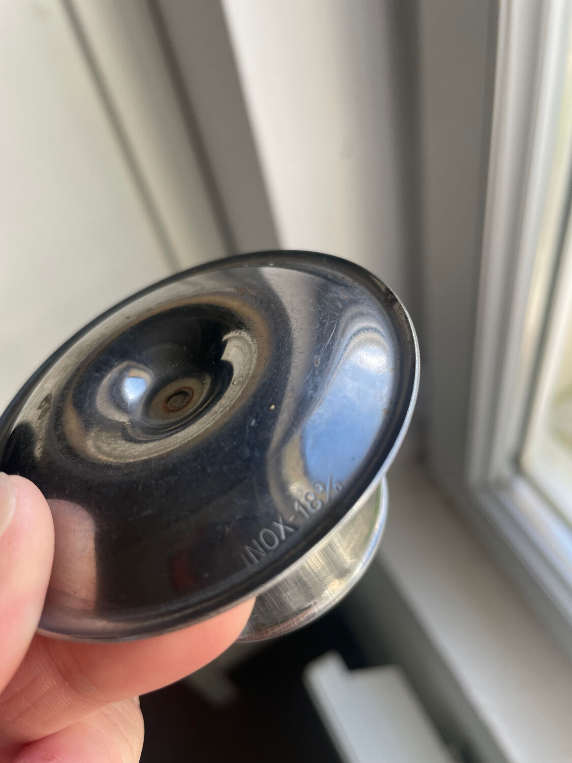 4 vintage stainless steel egg cups at 18%