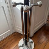 Metal coat rack with 12 hooks - 1970s