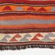 Rugs For Living Room Red & Brown Turkish Kilim Rug, 133x272Cm