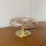 Vintage glass globe table lamp
