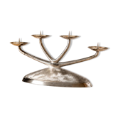 Chandelier moderniste WMF Ikora à 4 feux en métal argenté