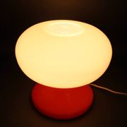 1970s Stepan Tabery Glass Mushroom Table Lamp, Czechoslovakia