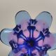Electric blue Murano vase