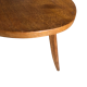 Oblong coffee table streamlined legs
