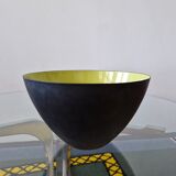 Black and Green Krenit Bowl by Herbert Krenchel for Torben Ørskov & Co, Denmark, 1953
