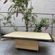 Fedam travertine coffee table
