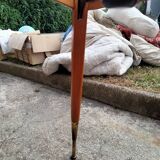 Extendable table with extensions old vintage compass legs design XXeme