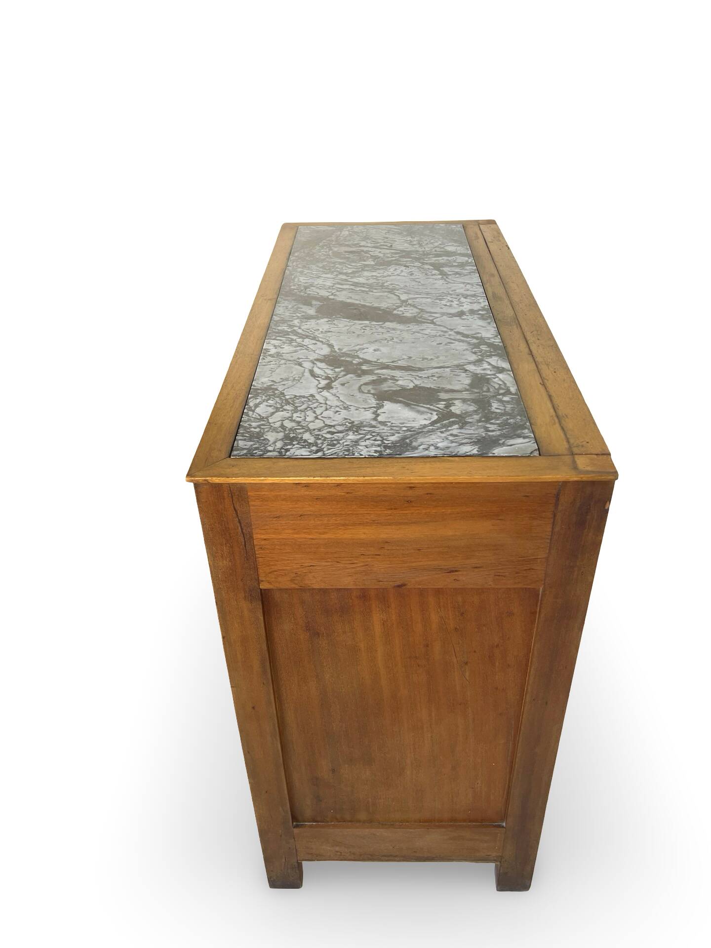 Commode de style Art Déco en bois de cerisier et noyer.