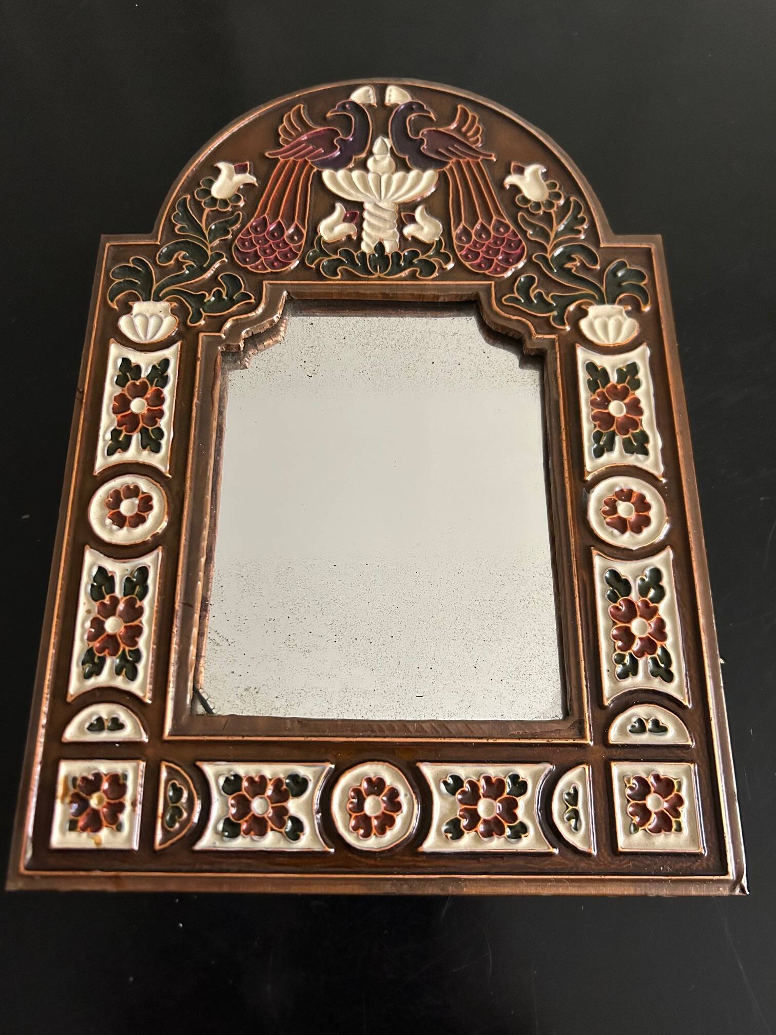 Enameled mirror 1970
