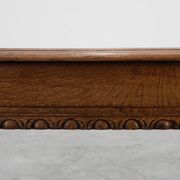 17th century Jacobean carved oak bench, UK