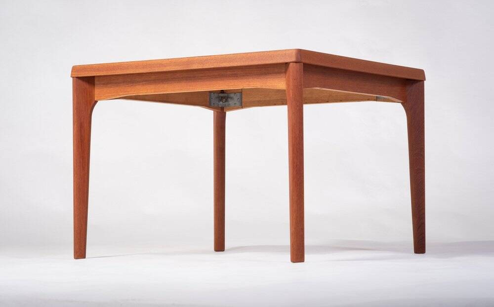 Square Teak Coffee Table by Henning Kjærnulf for Vejle Chairs & Furniture Factory, 1960s