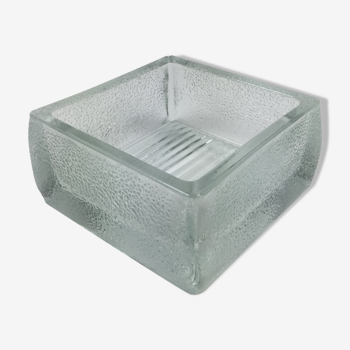 Industrial glass ashtray