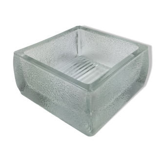 Industrial glass ashtray