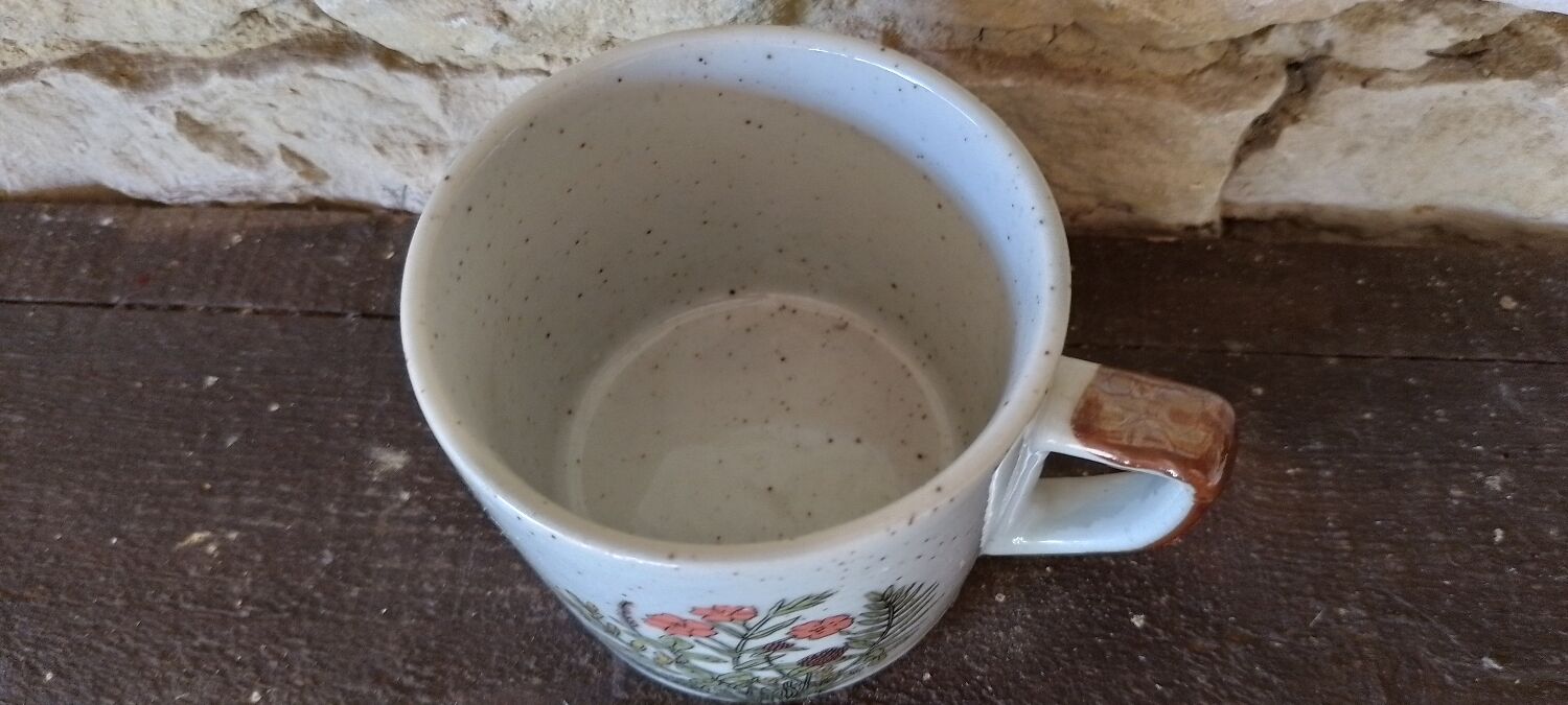 Vintage stoneware mug