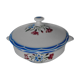 Soupière vegetable flat model Elorn Sarreguemines Digoin faience old