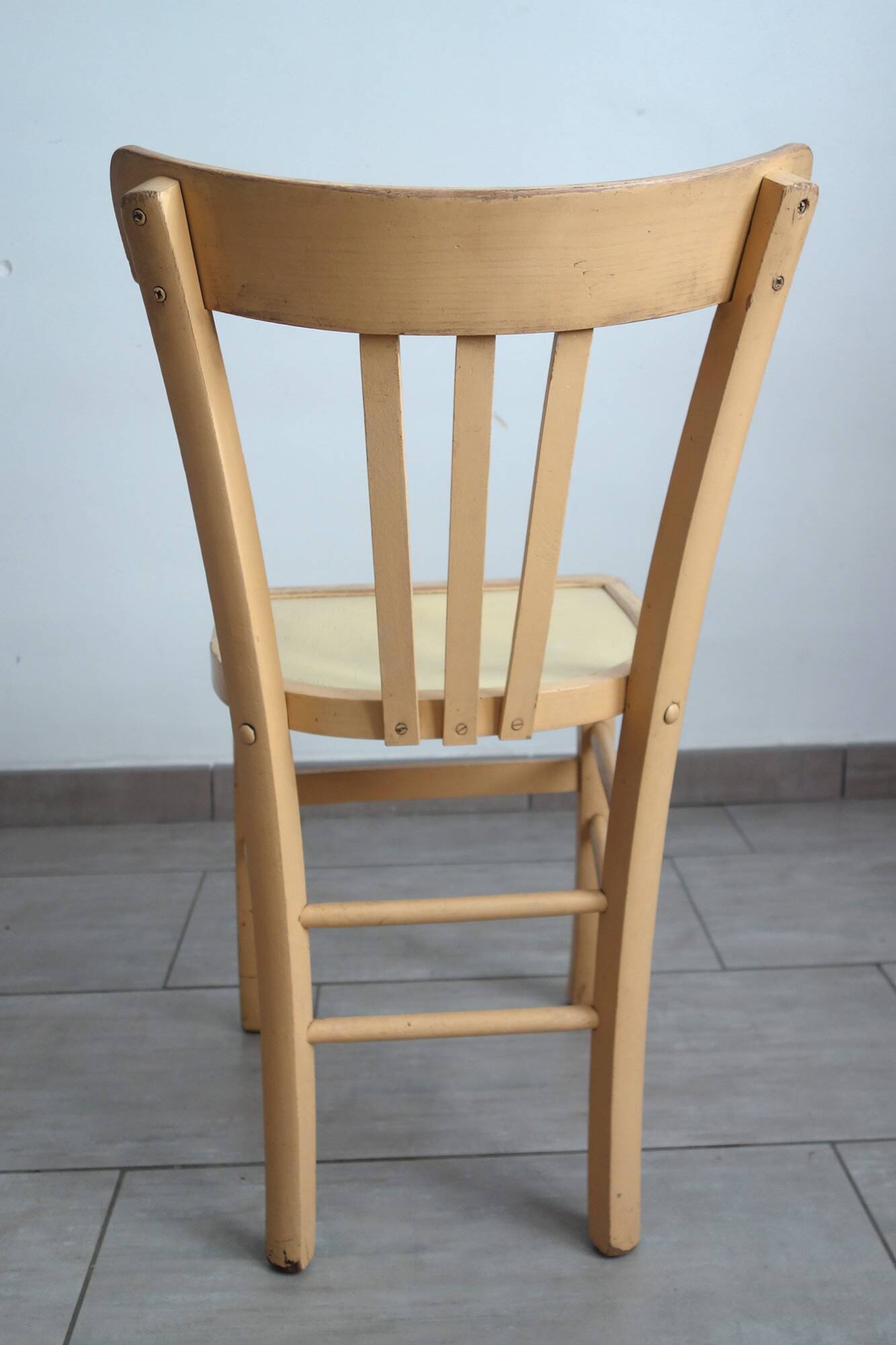 Set of 4 vintage Luterma bistro chairs